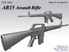 1/9 AR15 Assault rifle 3d printed 