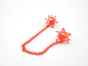 Aster Collar Tips 3d printed Custom Dyed Color (Coral)