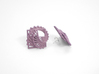 Arithmetic Earrings (Studs) 3d printed Custom Dyed Color (Wisteria)