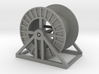 HO Steel Cable Reel (Empty) 3d printed 