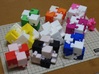 KUMIKIYA Jigsaw Cube [Red] (All pieces) 3d printed 