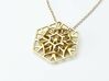 Hexagon Necklace 3d printed 