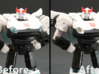 G1 Headlights for Earthrise Prowl  3d printed 