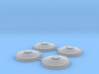 !/25 scale 1971 Plymouth Valiant Hubcaps 3d printed 