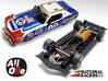 Chassis SCALEXTRIC FORD GRAN TORINO (AiO-Inline) 3d printed Chassis compatible with Scalextric model (slot car and other parts not included)