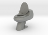 Miniature Dollhouse Toilet 3d printed 