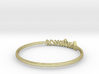 Astrology Ring Balance US10/EU61 3d printed 18K Yellow Gold Libra / Balance ring