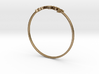 Astrology Ring Balance US11/EU64 3d printed Polished Gold Steel Libra / Balance ring