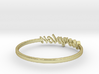 Astrology Ring Scorpion US5/EU49 3d printed 18K Yellow Gold Scorpio / Scorpion ring