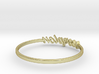 Astrology Ring Scorpion US7/EU54 3d printed 18K Yellow Gold Scorpio / Scorpion ring
