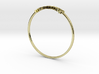 Astrology Ring Taureau US10/EU61 3d printed 18K Yellow Gold Taurus / Taureau ring