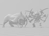 Gorgon miniature model fantasy games rpg dnd bull 3d printed 