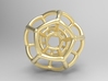 4d Hypersphere Bead - Abstract Math Art Pendant 3D 3d printed 