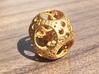Apollonian Octahedron Mini 3d printed Polished Gold Steel