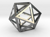 lawal skeletal icosahedron shell  3d printed 
