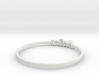 Astrology Ring Bélier US10/EU62 3d printed White Natural Versatile Plastic Aries / Bélier ring