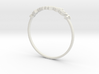 Astrology Ring Sagittaire US6/EU51 3d printed White Natural Versatile Plastic Sagittarius / Sagittaire ring