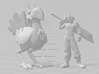 Final Fantasy 7 Cloud Buster Sword miniature games 3d printed 