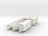 Six Freight cars (Nm/Nn3) 3d printed 