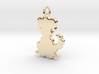 Makom Jewelry- Dog Pendant 3d printed 