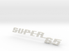 Nameplate "SUPER65" - fits VeeDubs rear lid 3d printed 