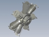 1/144 scale Gnome 7 Omega rotary engines x 10 3d printed 