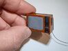 Vintage TV  in scale 1:24 3d printed Model painted by Andreas Rousounelis
