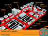 WW2 British AFV details 1/72 scale 3d printed 
