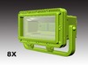 XF range floodlights - 1:24 - 8X 3d printed 