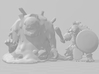 Blob Monster miniature model fantasy games rpg dnd 3d printed 