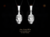 ARES, God of War necklace pendant (facing foward) 3d printed 