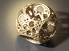 Apollonian Spherocube 3d printed Raw Bronze
