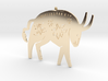 Chinese zodiac OX sign pendant 3d printed 