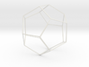 Dodecahedron Wireframe Thin 3d printed 