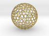 Goldberg Polyhedron[3,2], round struts 3d printed 