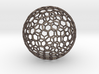 Goldberg [3,2] Sphere, 1.5 mm wires 3d printed 