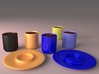 Cylindrical Espresso Cup (for Raised Stand Saucer) 3d printed 
