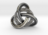 Silver Celtic Knot pendant 3d printed 