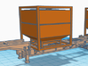 1/64th Prop X Hydraulic Fracturing Sand Box 3d printed As seen on a sand delivery trailer