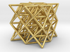 64 tetrahedrons, round struts, 2cm 3d printed 