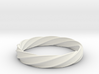 Twisted Torus Ring 3d printed 