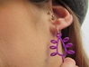 Oval earrings Rada 3d printed 