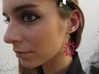 Circular earrings rada 3d printed 