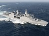 Nameplate HMS Active 3d printed Type 31 frigate.  Rendering: Ministry of Defence.