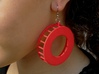 Pino earrings 3d printed 