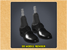 1:9 Scale Dress Shoes Tall 3d printed 