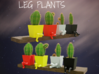 Legs Plants Poses #4 3d printed 