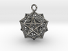 Starcage with internal stellated Icosahedron 3d printed 