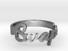 Personalized Name Ring 3d printed 
