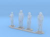 HO Scale Standing People 4 3d printed This is a render not a picture
